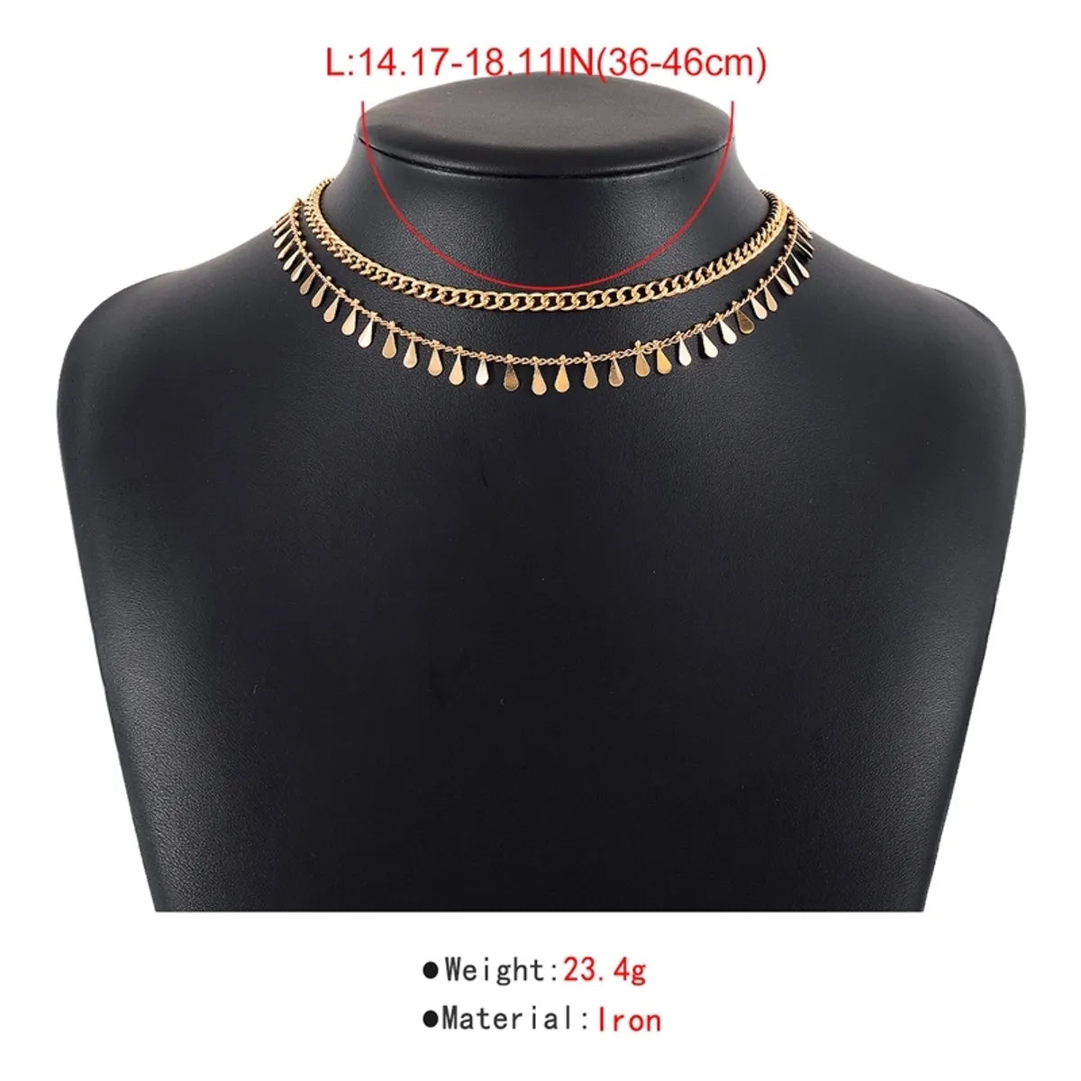 Wholesale Jewelry Simple Style Classic Style Geometric Iron Choker