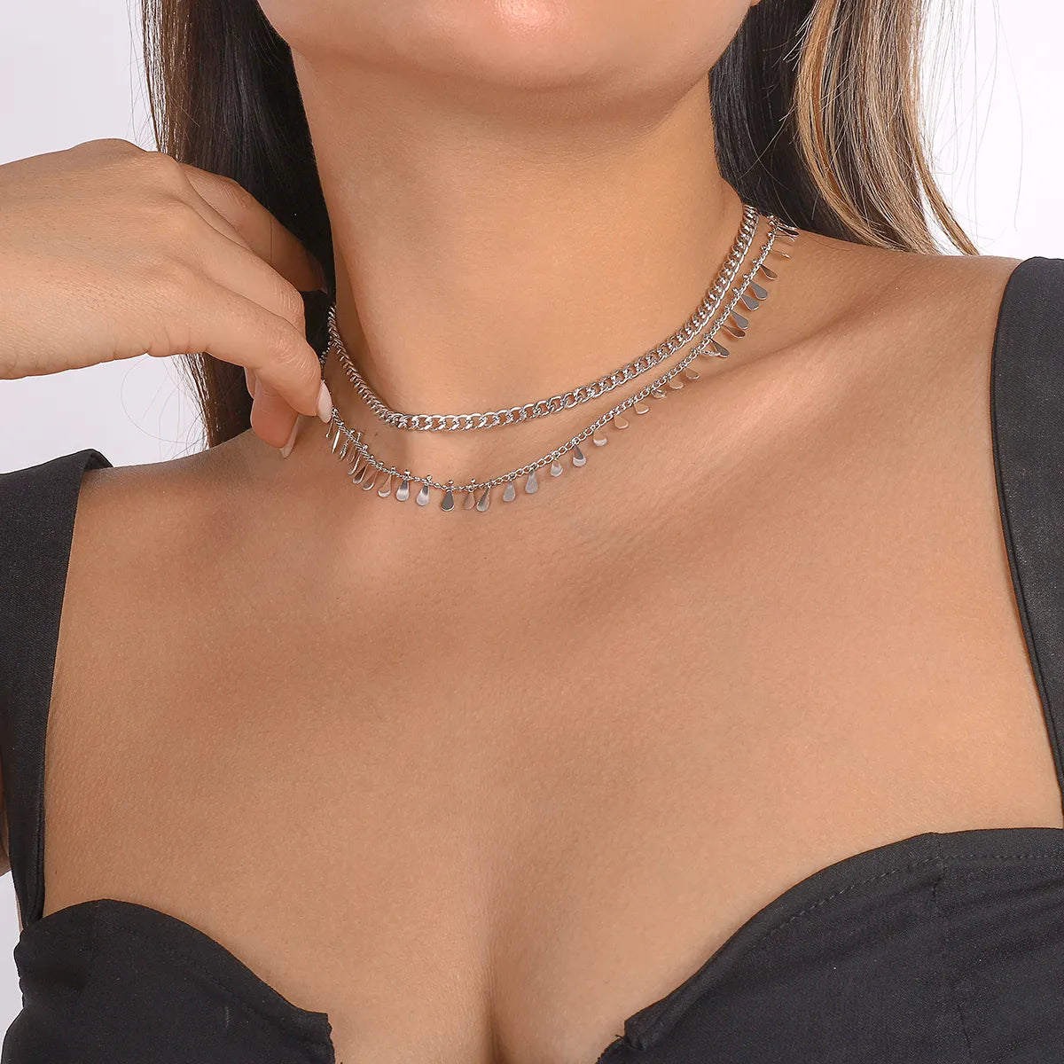 Wholesale Jewelry Simple Style Classic Style Geometric Iron Choker