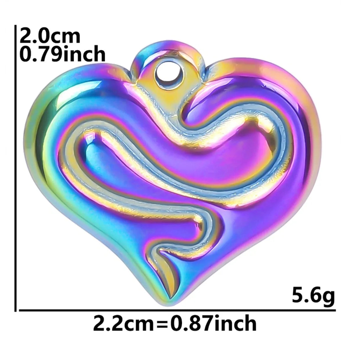 Simple Style Classic Style Heart Shape 304 Stainless Steel Plating Women'S Pendant Necklace