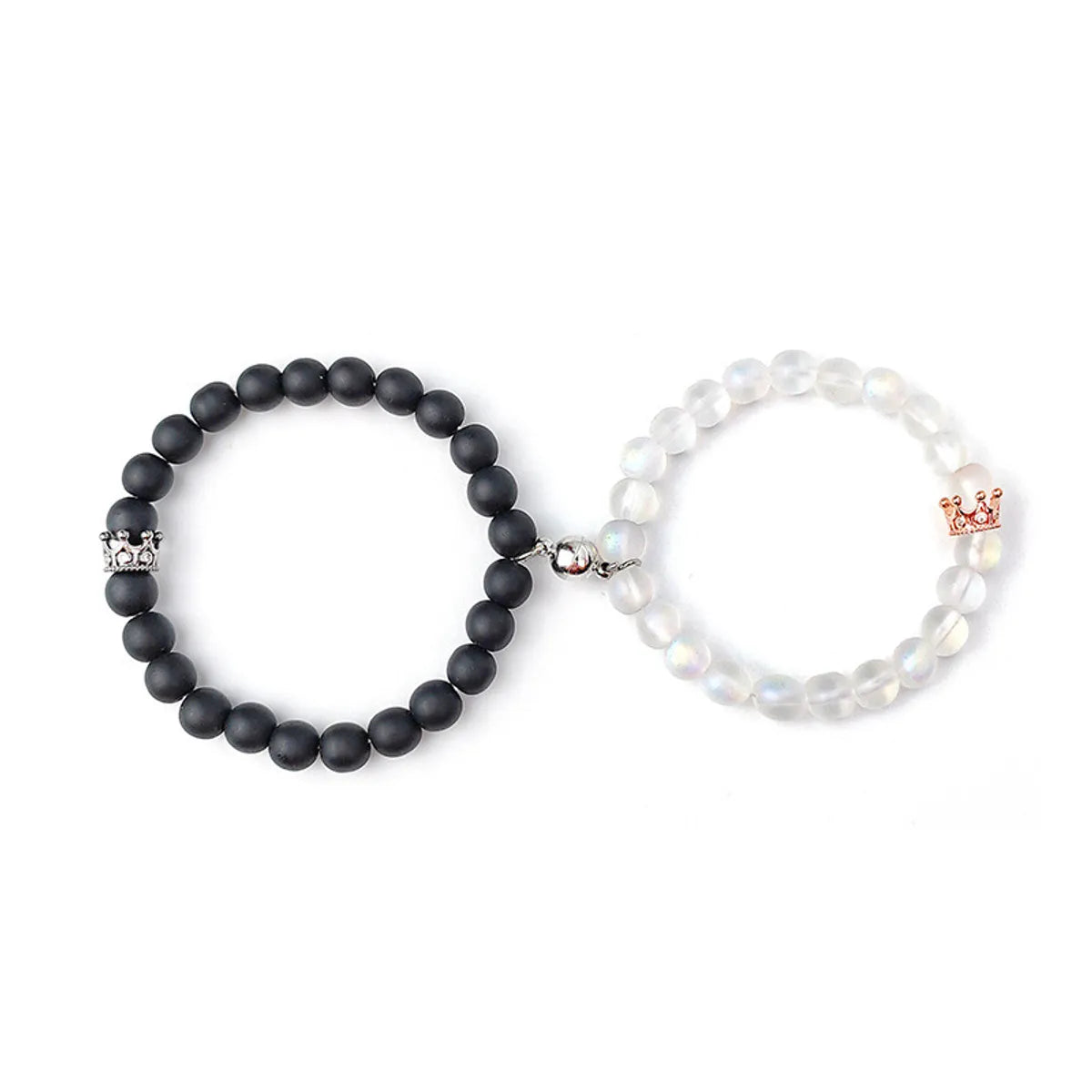 Simple Style Classic Style Heart Shape Agate Bracelets In Bulk