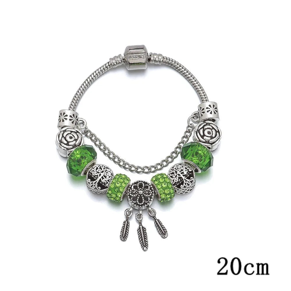 Simple Style Classic Style Heart Shape Metal Inlay Rhinestones Women'S Bracelets