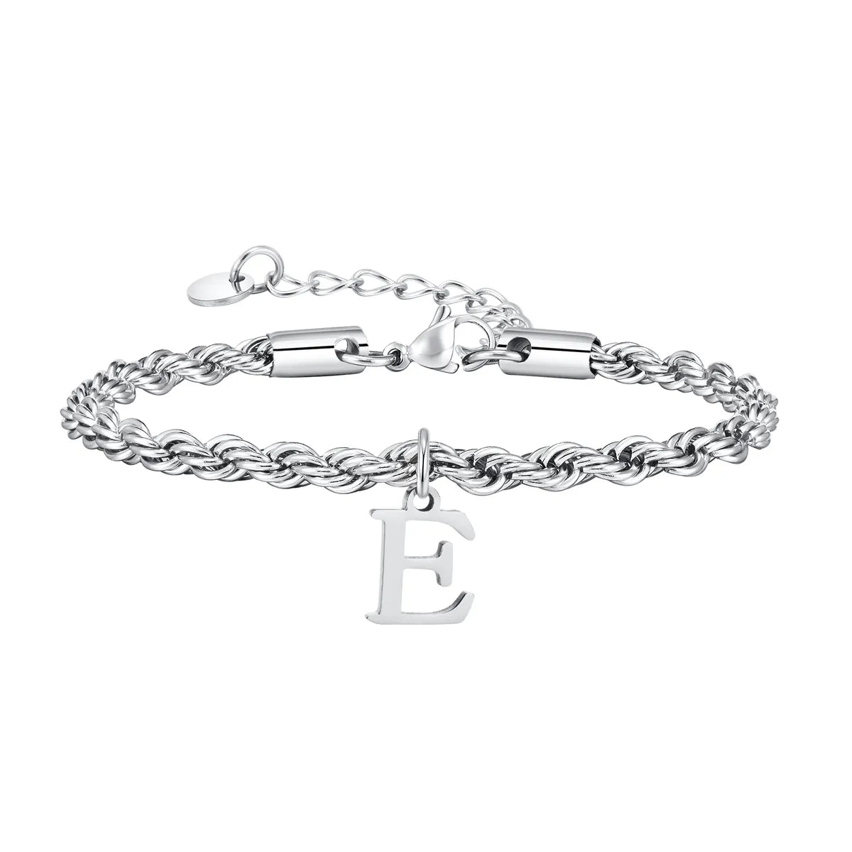 Simple Style Classic Style Letter 201 Stainless Steel 18K Gold Plated Bracelets In Bulk