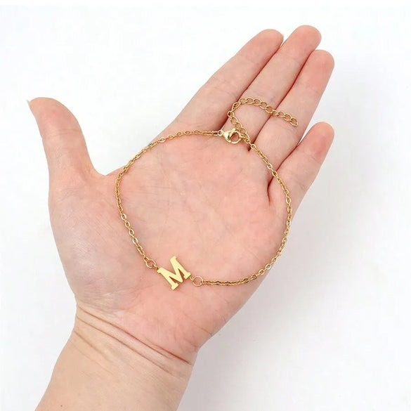 Simple Style Classic Style Letter 201 Stainless Steel 304 Stainless Steel Bracelets In Bulk