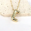 Simple Style Classic Style Letter Copper 18k Gold Plated Pendant Necklace In Bulk