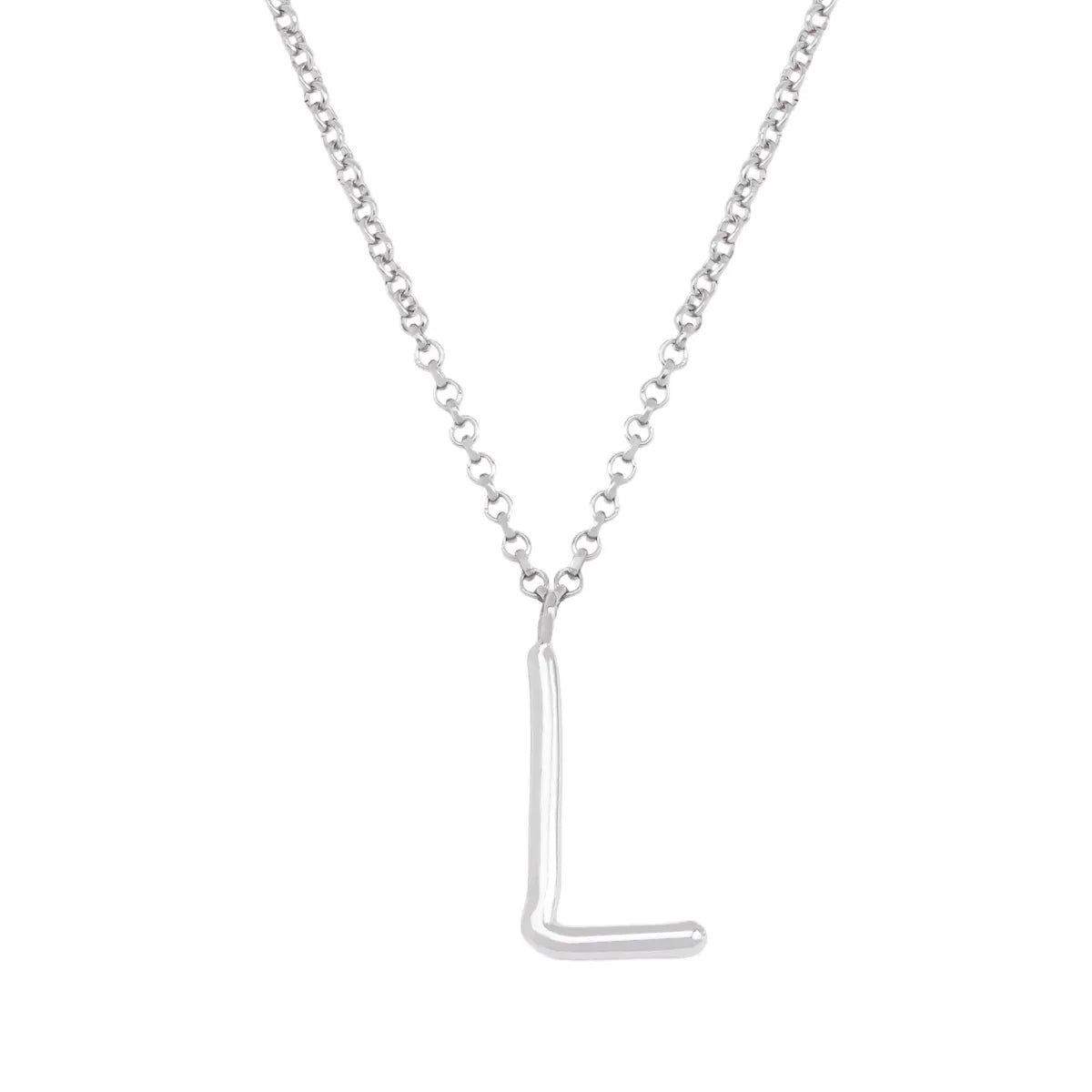 Simple Style Classic Style Letter Imitation Pearl Alloy Irregular Women'S Pendant Necklace