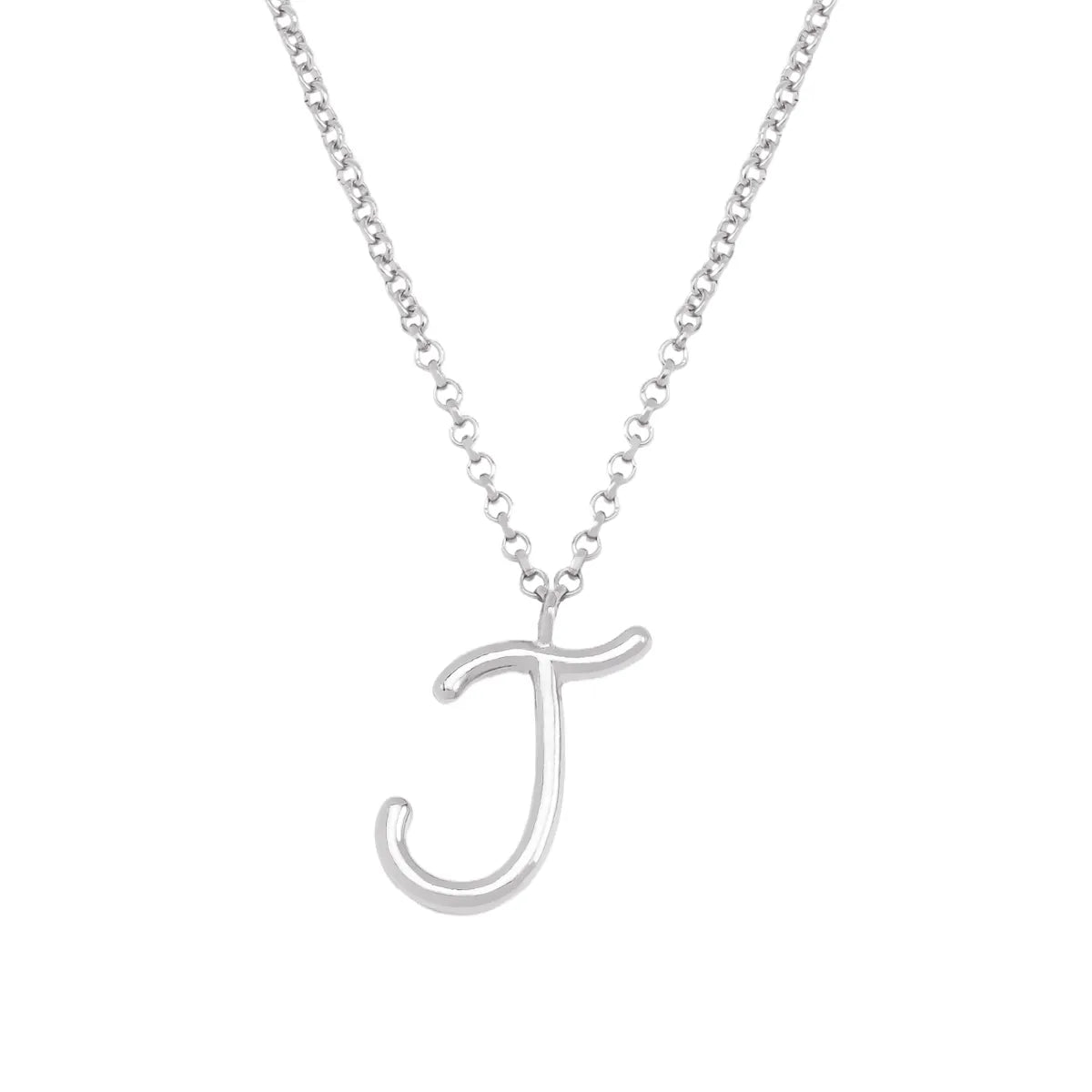 Simple Style Classic Style Letter Imitation Pearl Alloy Irregular Women'S Pendant Necklace