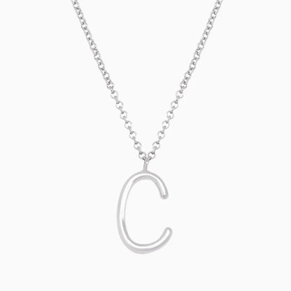 Simple Style Classic Style Letter Imitation Pearl Alloy Irregular Women'S Pendant Necklace