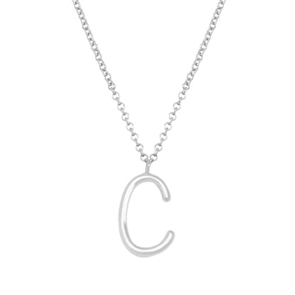 Simple Style Classic Style Letter Imitation Pearl Alloy Irregular Women'S Pendant Necklace