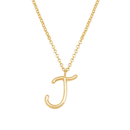 Simple Style Classic Style Letter Imitation Pearl Alloy Irregular Women'S Pendant Necklace