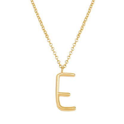 Simple Style Classic Style Letter Imitation Pearl Alloy Irregular Women'S Pendant Necklace