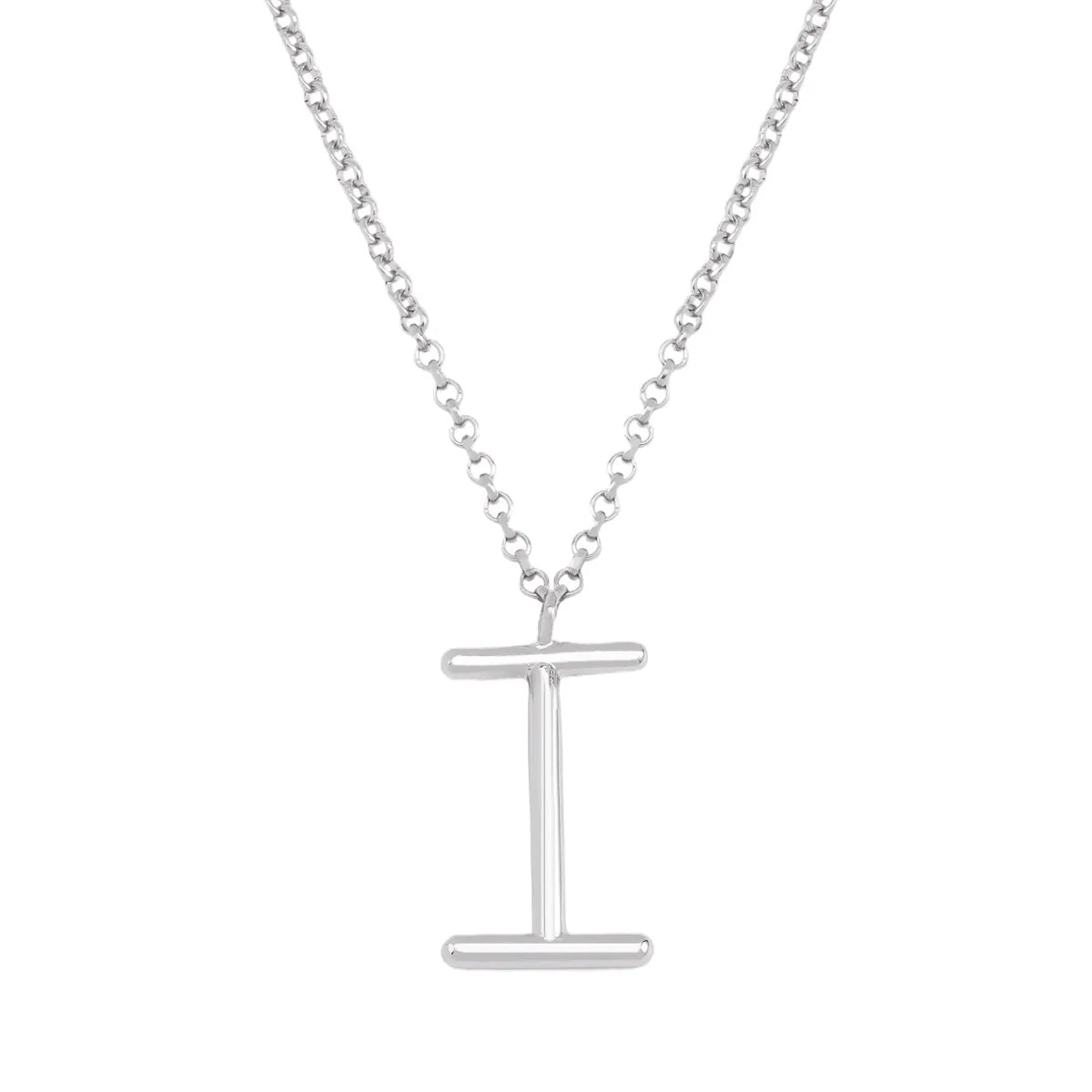 Simple Style Classic Style Letter Imitation Pearl Alloy Irregular Women'S Pendant Necklace