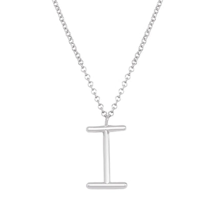 Simple Style Classic Style Letter Imitation Pearl Alloy Irregular Women'S Pendant Necklace