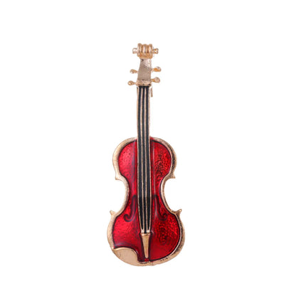 Simple Style Classic Style Musical Instrument Animal Flower Alloy Inlay Rhinestones Women'S Brooches