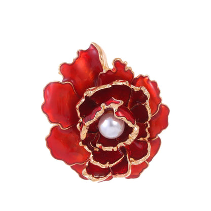 Simple Style Classic Style Musical Instrument Animal Flower Alloy Inlay Rhinestones Women'S Brooches