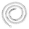 Simple Style Classic Style Rhombus Titanium Steel Men'S Necklace