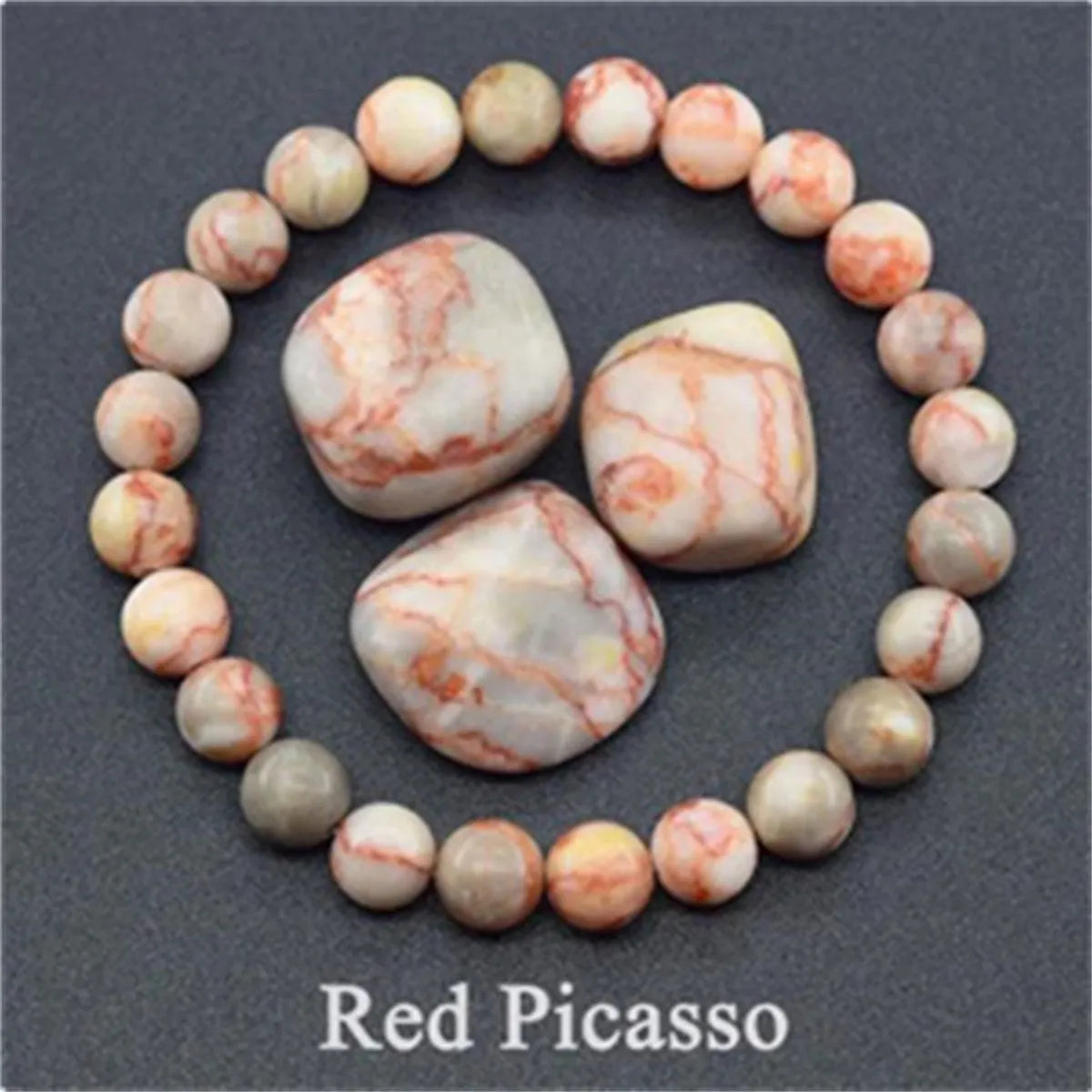 Simple Style Classic Style Round Agate Bracelets In Bulk