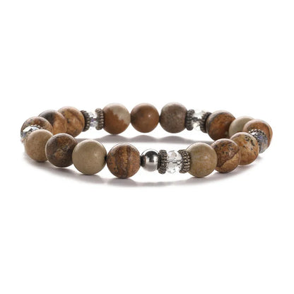 Simple Style Classic Style Round Agate Bracelets In Bulk