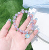 Simple Style Classic Style Round Arylic Glass Beaded Women'S Bracelets