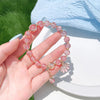 Simple Style Classic Style Round Arylic Glass Beaded Women'S Bracelets