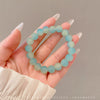 Simple Style Classic Style Round Arylic Glass Beaded Women'S Bracelets