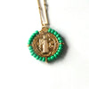 Simple Style Classic Style Round Copper Chain Pendant Necklace