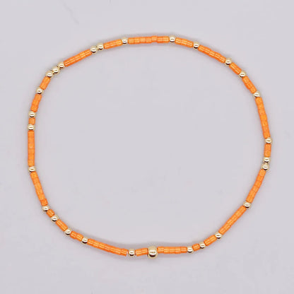 Simple Style Classic Style Round Glass/Colored Glaze Wholesale Bracelets