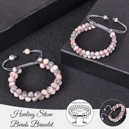 Simple Style Classic Style Round Natural Stone Beaded Handmade Bracelets