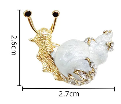 Simple Style Classic Style Snails Alloy Enamel Women'S Brooches