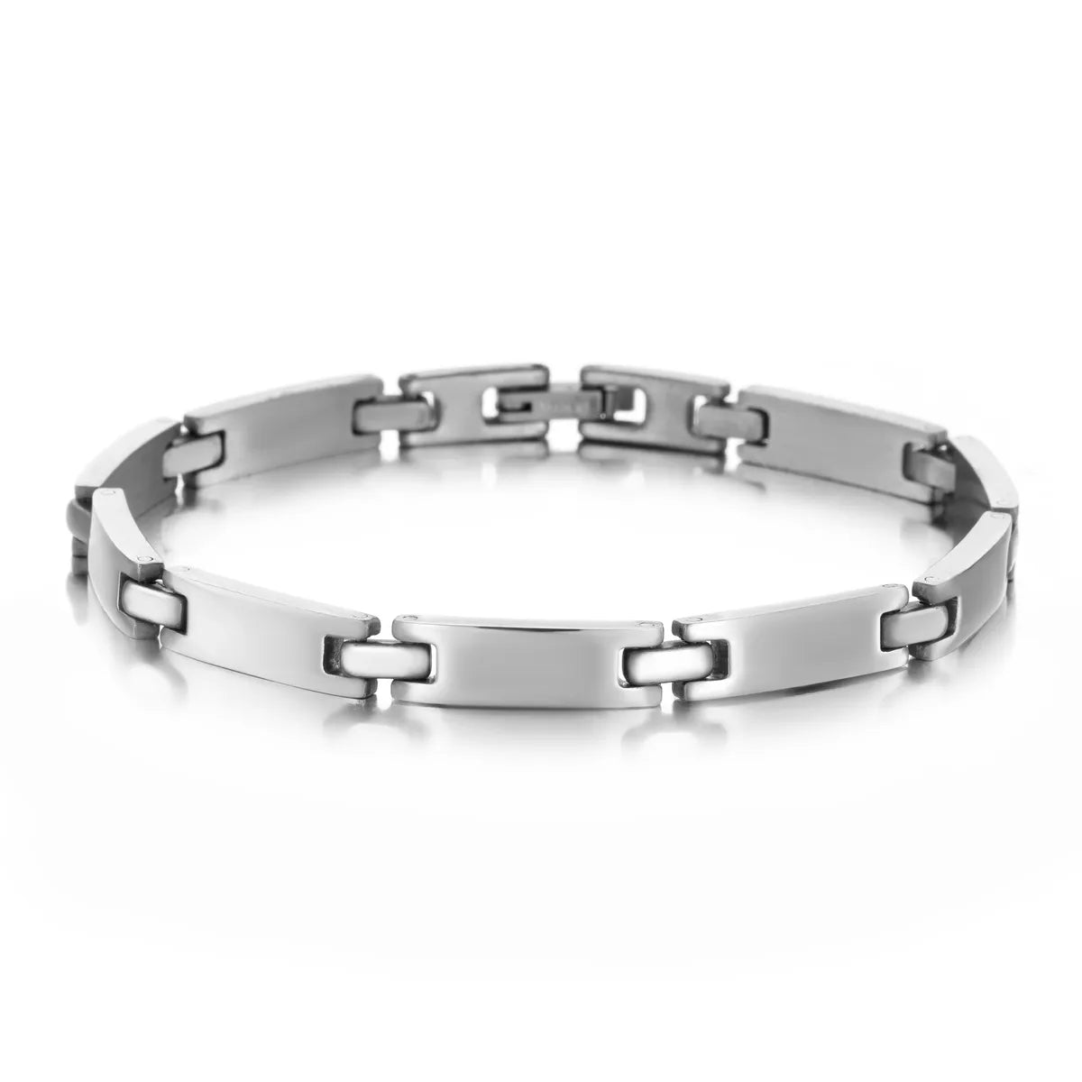 Simple Style Classic Style Solid Color 304 Stainless Steel Unisex Bracelets