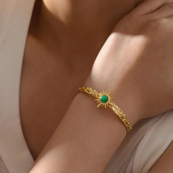 Simple Style Classic Style Solid Color 304 Stainless Steel Wholesale Bangle