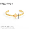 Simple Style Classic Style Solid Color 304 Stainless Steel Wholesale Bangle