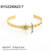 Simple Style Classic Style Solid Color 304 Stainless Steel Wholesale Bangle