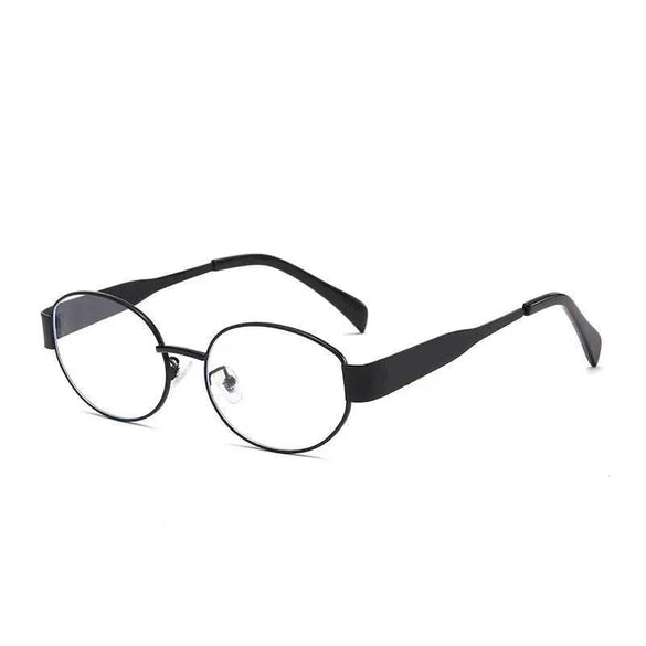 Simple Style Classic Style Solid Color Ac Oval Frame Full Frame Women'S Sunglasses