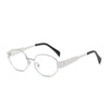 Simple Style Classic Style Solid Color Ac Oval Frame Full Frame Women'S Sunglasses