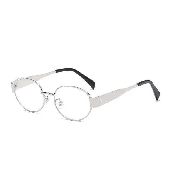 Simple Style Classic Style Solid Color Ac Oval Frame Full Frame Women'S Sunglasses