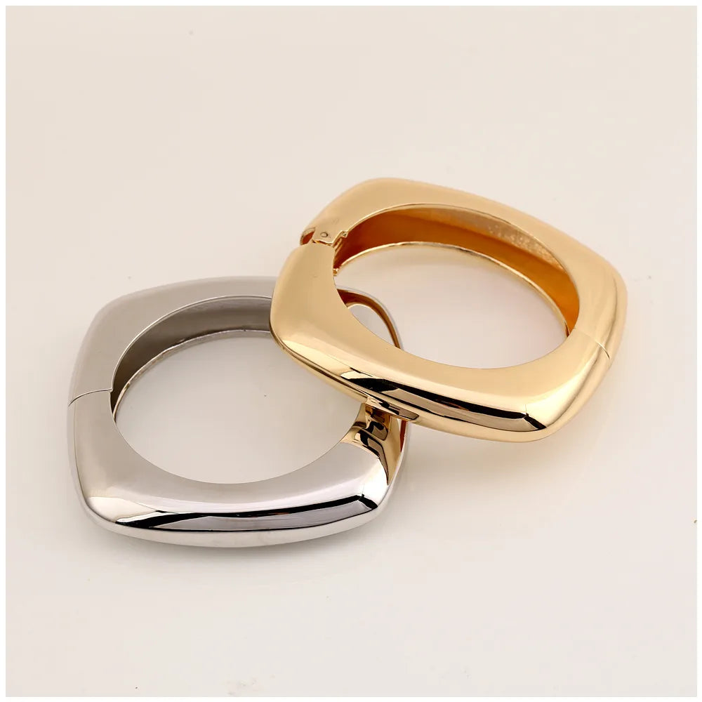 Simple Style Classic Style Solid Color Alloy Wholesale Bangle