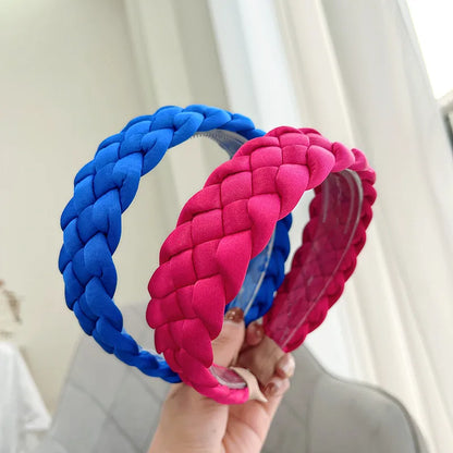 Simple Style Classic Style Solid Color Cloth Hair Band