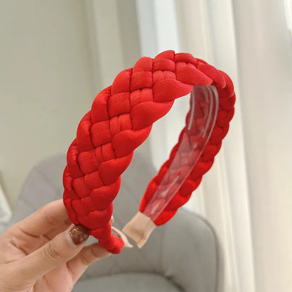 Simple Style Classic Style Solid Color Cloth Hair Band