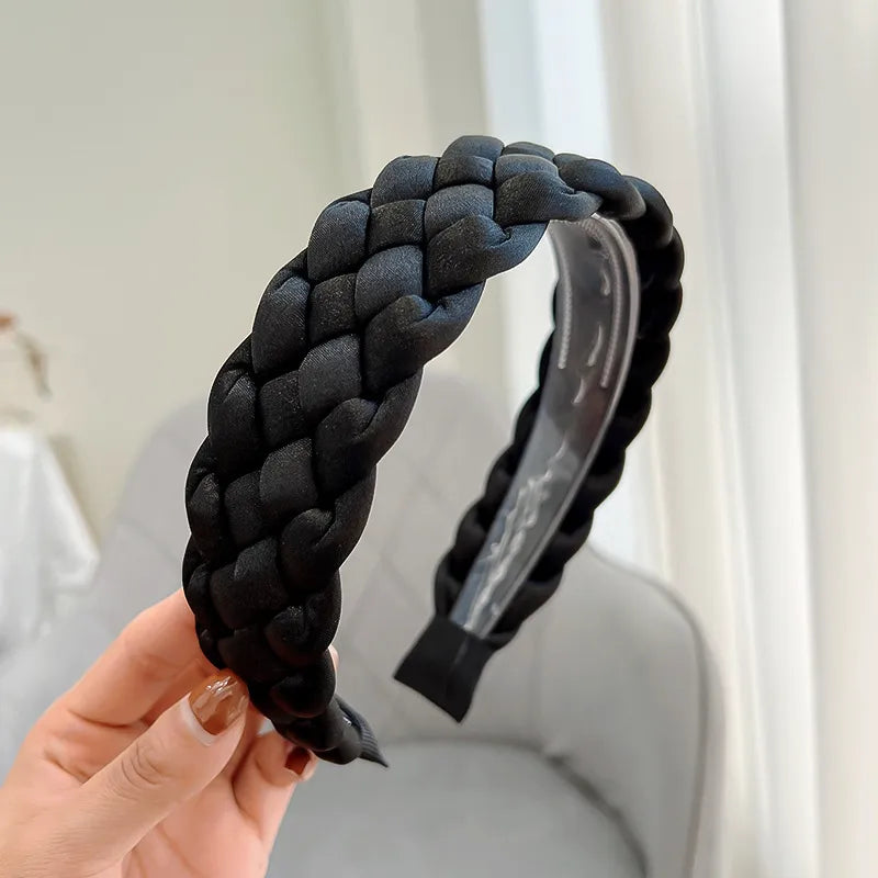 Simple Style Classic Style Solid Color Cloth Hair Band