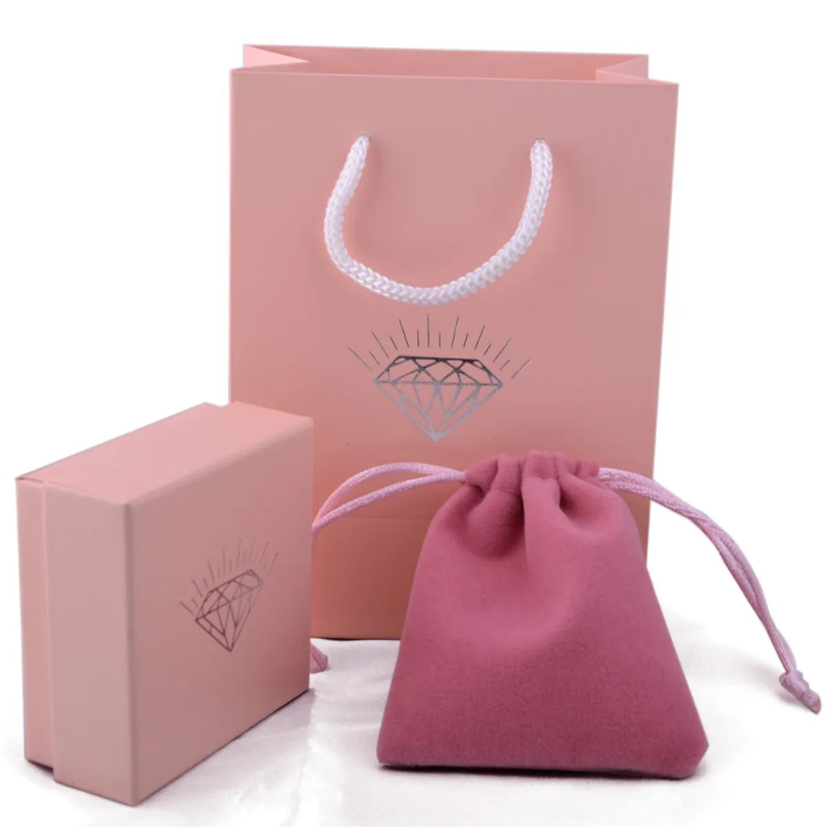 Simple Style Classic Style Solid Color Cloth Jewelry Packaging Bags