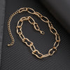 Simple Style Classic Style Solid Color Copper Irregular Plating Men'S Necklace