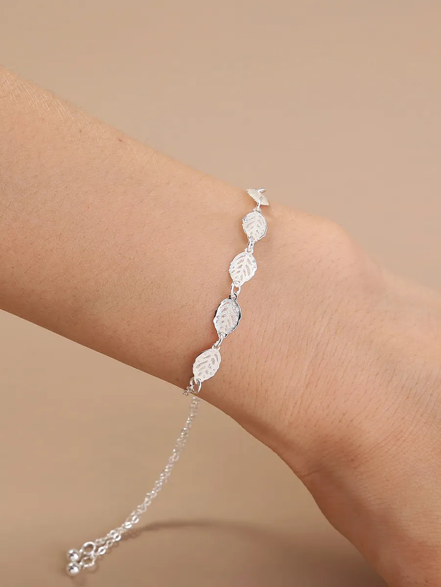 Simple Style Classic Style Solid Color Copper Luminous Bracelets