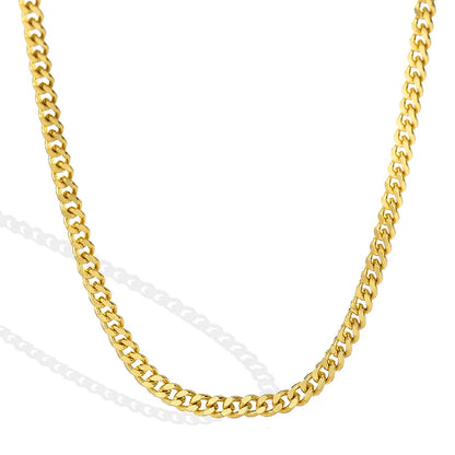 Simple Style Classic Style Solid Color Copper Plating 18k Gold Plated Silver Plated Necklace