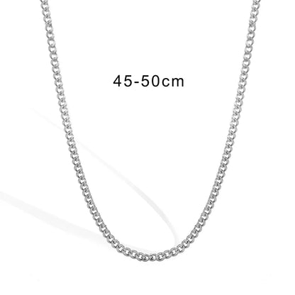 Simple Style Classic Style Solid Color Copper Plating 18k Gold Plated Silver Plated Necklace