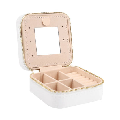 Simple Style Classic Style Solid Color Flannel Jewelry Boxes