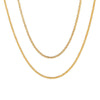 Simple Style Classic Style Solid Color Gold Plated Alloy Wholesale Layered Necklaces