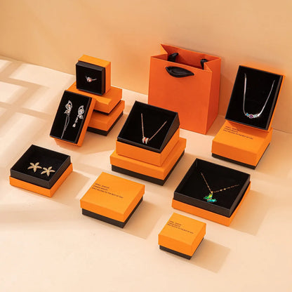 Simple Style Classic Style Solid Color Jewelry Boxes