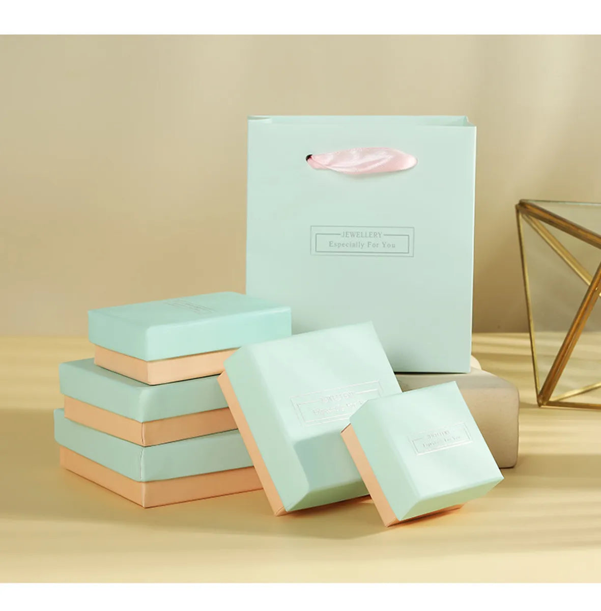 Simple Style Classic Style Solid Color Jewelry Boxes