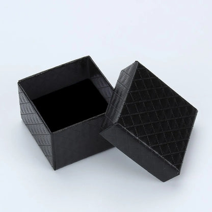 Simple Style Classic Style Solid Color Jewelry Boxes