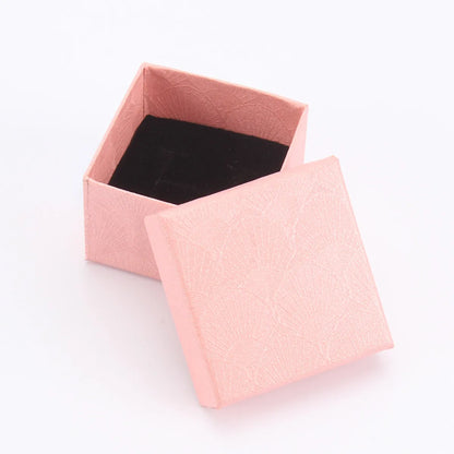 Simple Style Classic Style Solid Color Jewelry Boxes